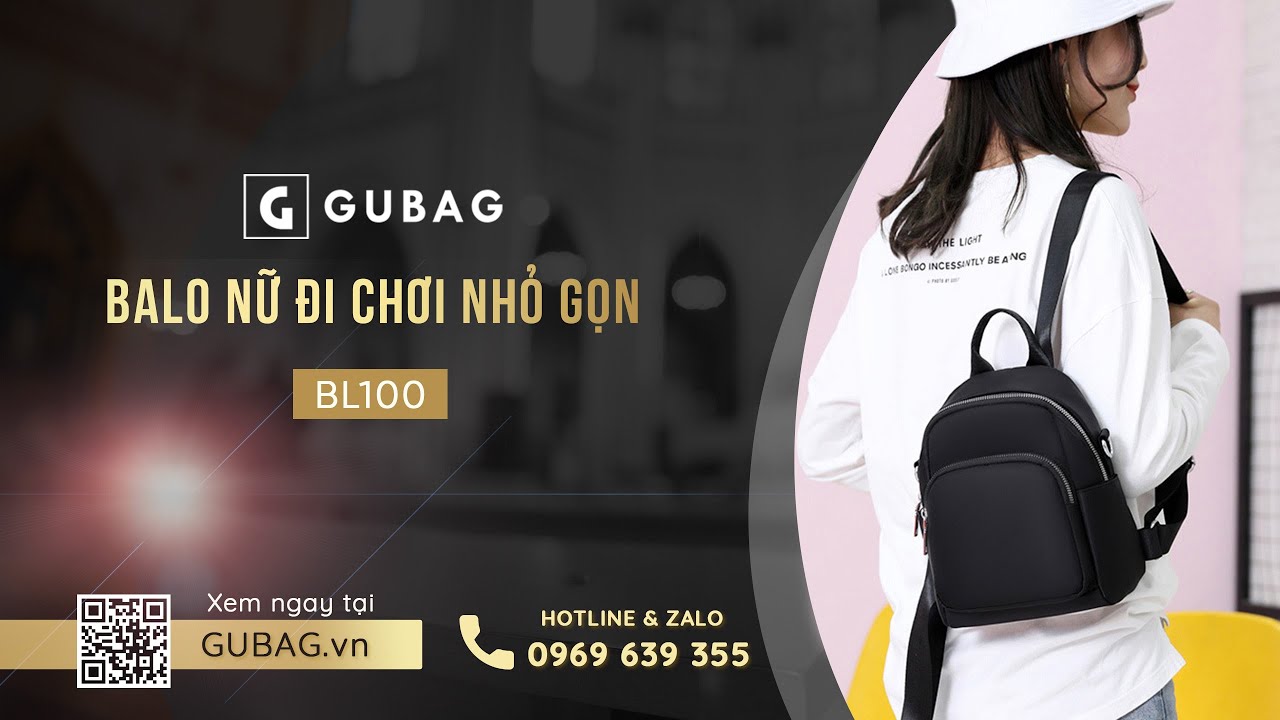 Balo nữ đi chơi nhỏ gọn GB-BL100