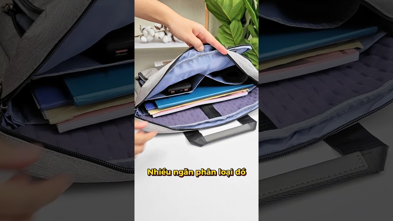 Review Cặp đựng laptop 15.6 inch có dây đeo chéo GB-TL10