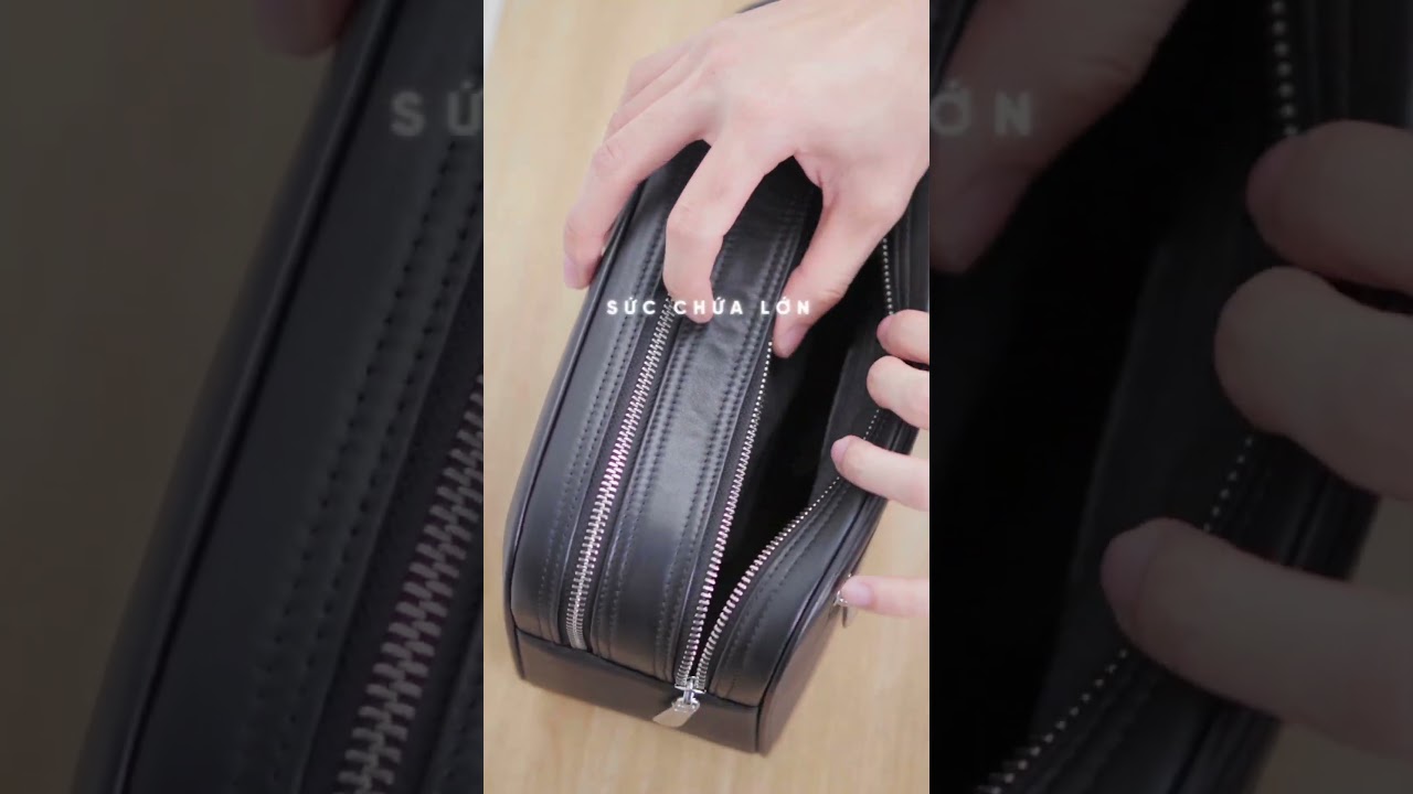 Túi cầm tay nam hàng hiệu da thật GB-CL05