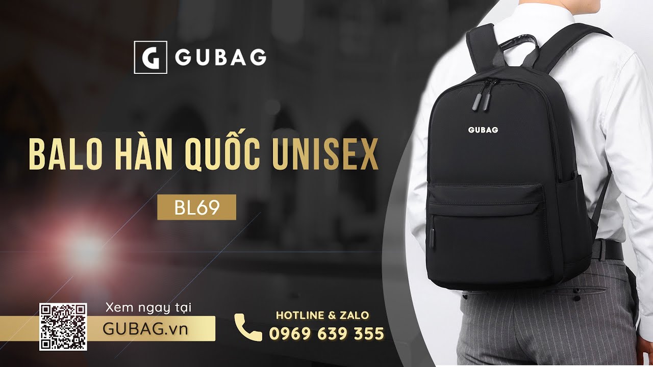 Balo hàn quốc đi học đi làm unisex GB-BL69