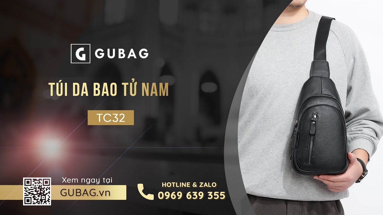 Túi da bao tử nam GB-TC32