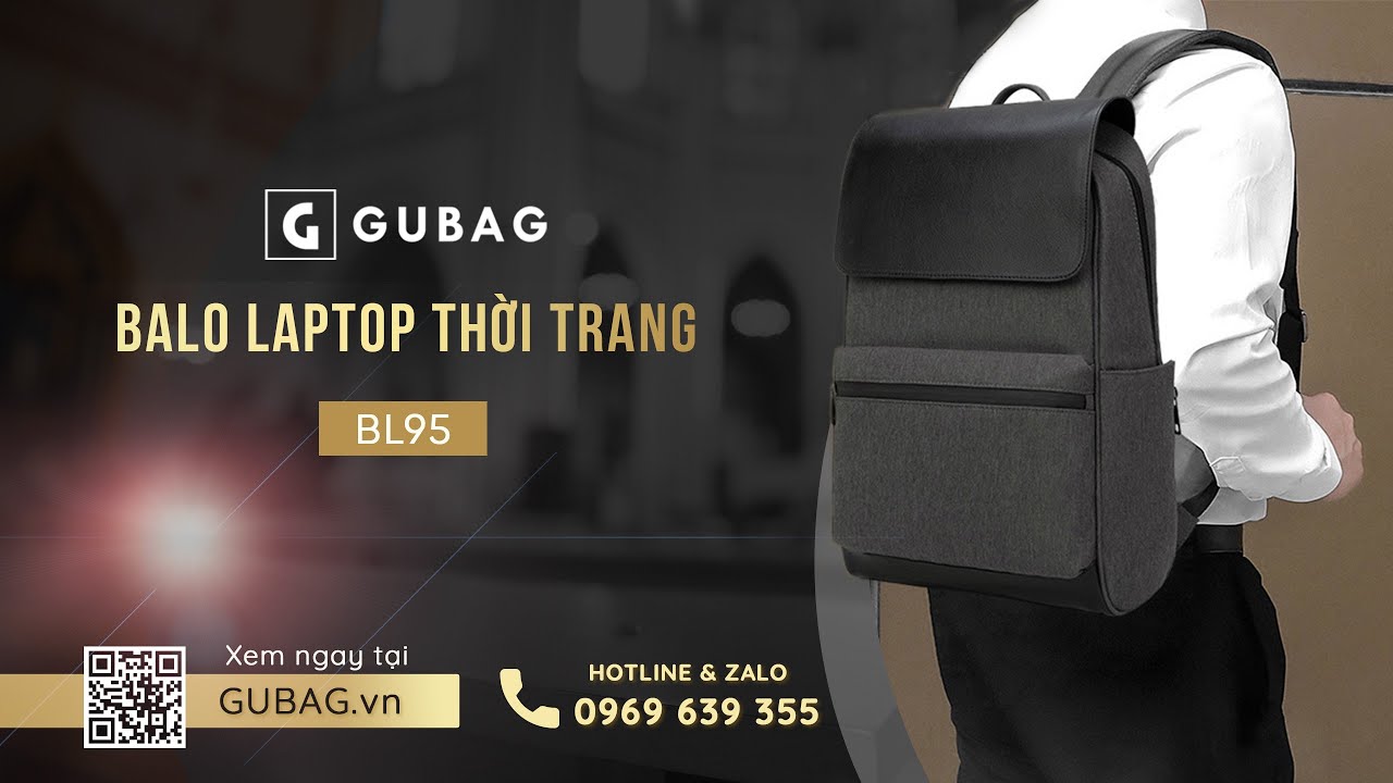 Balo laptop thời trang cao cấp GB-BL95