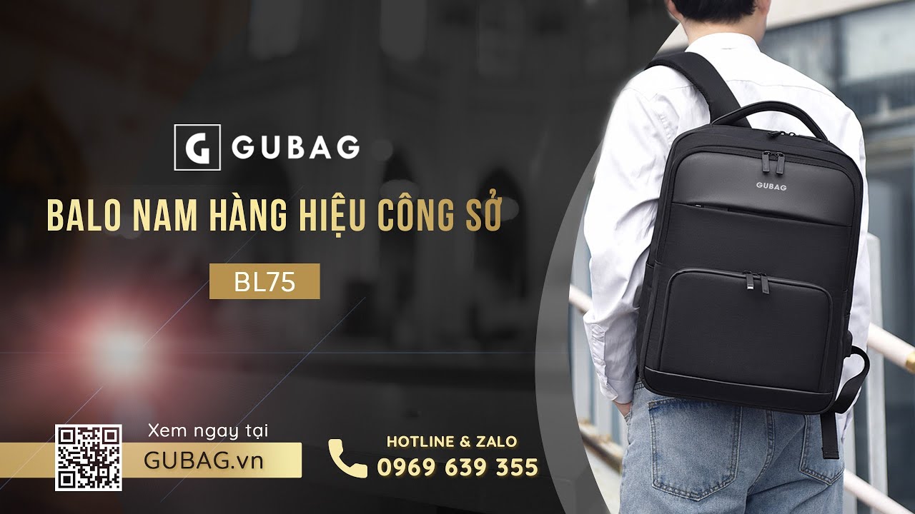 Balo nam hàng hiệu công sở GB-BL75 update ngày 14/12/2023.