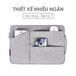 Túi chống sốc laptop có 3 ngăn ngoài GB-CS07