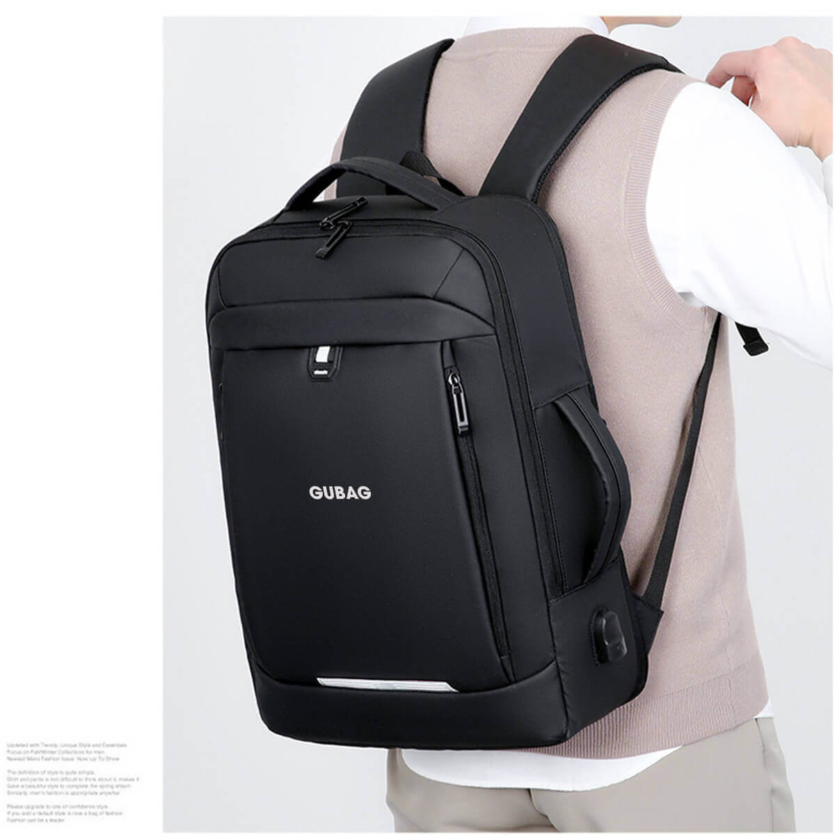 Top 08 kiểu balo công sở thời trang dành cho dân văn phòng 1 Balo công sở nam nữ GB-BL46