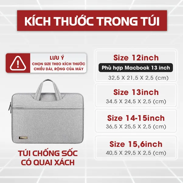 túi chống sốc laptop laptop 15.6 inch 4