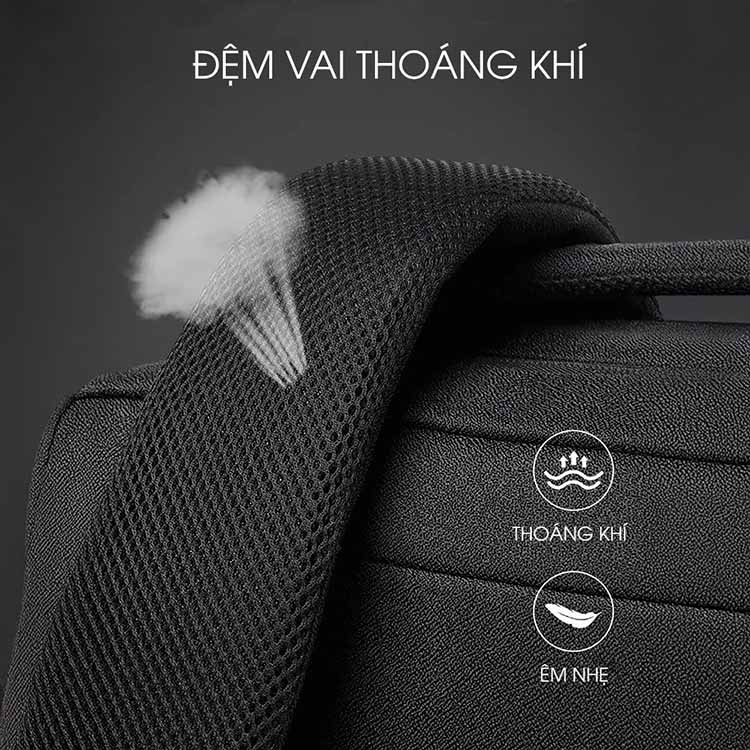 Balo chính hãng Gu Bag cao cấp GB-BL45 16 Balo Laptop Nam Nu Cao Cap Gb Bl45 2