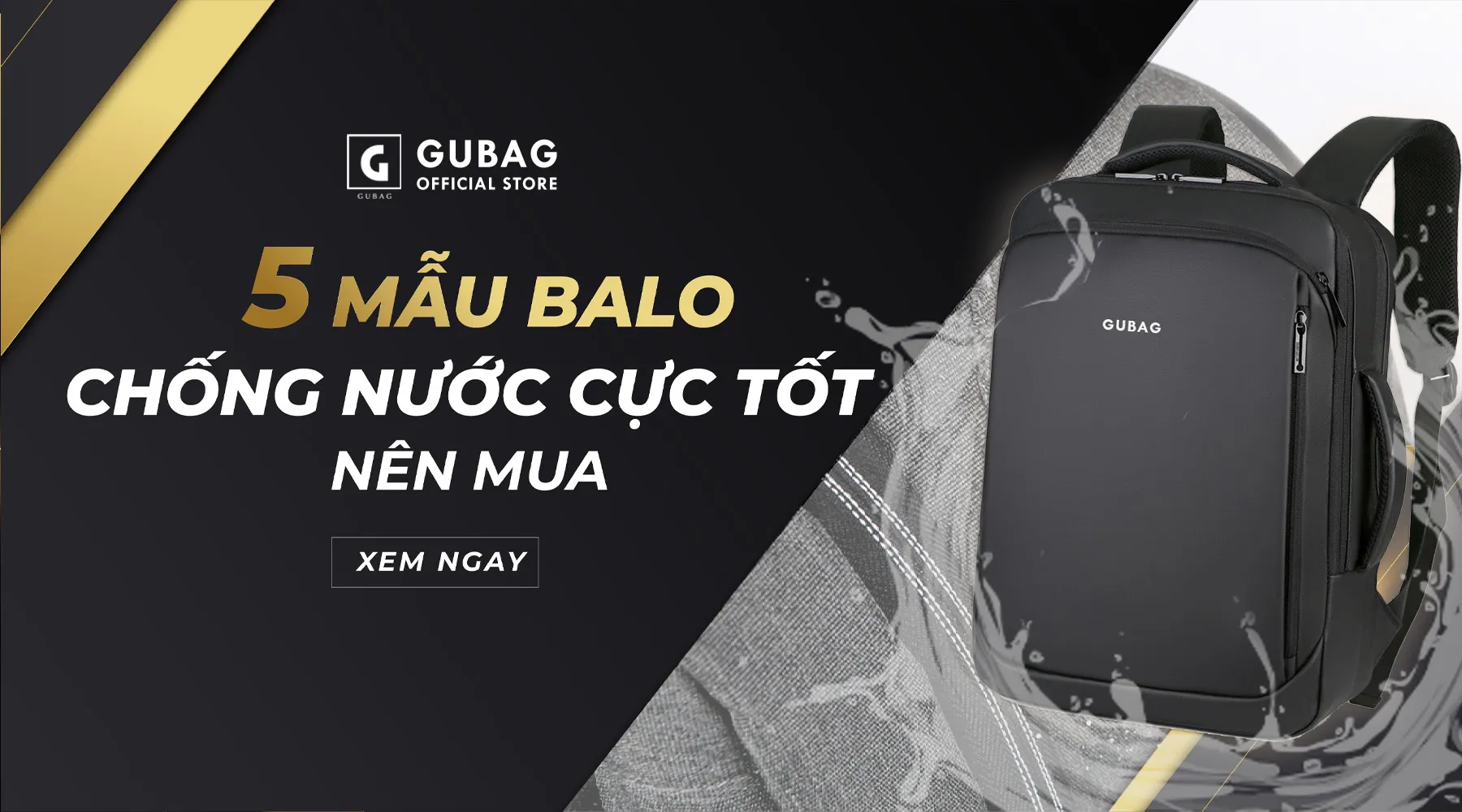 5 mẫu balo chống nước cực tốt nên mua