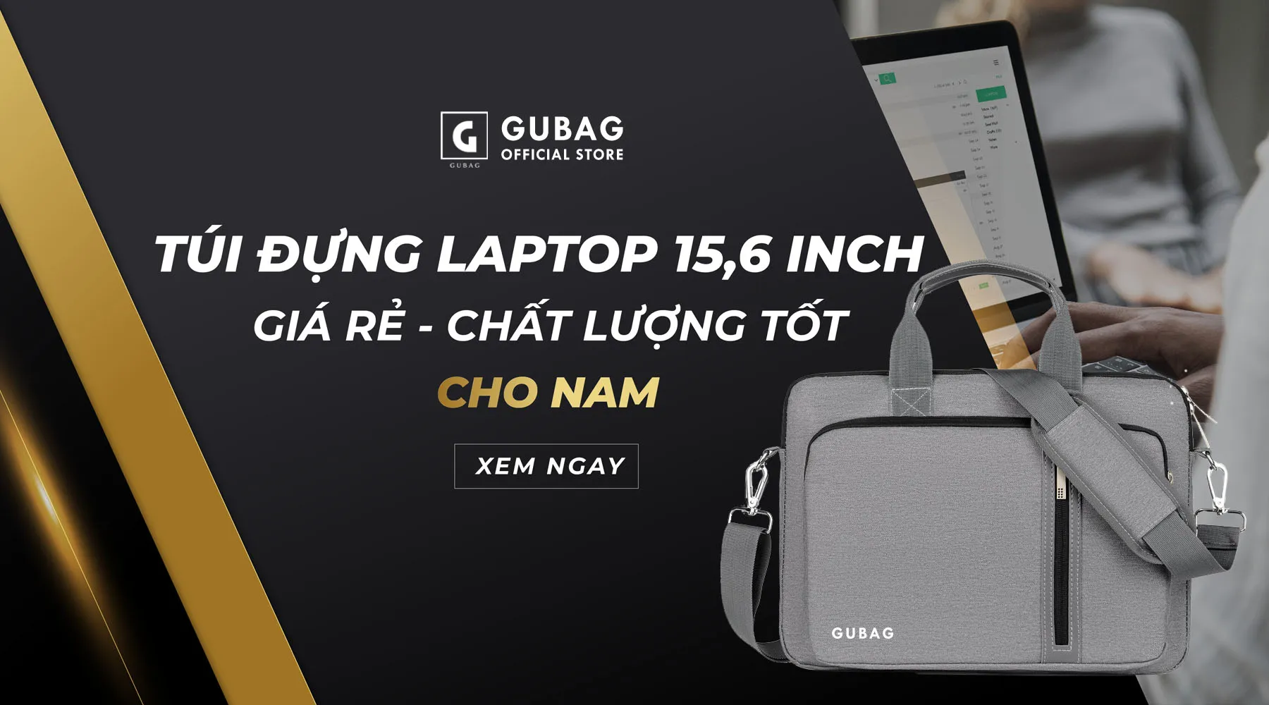 Túi đựng laptop 15,6inch cho nam giá rẻ chất lượng tốt