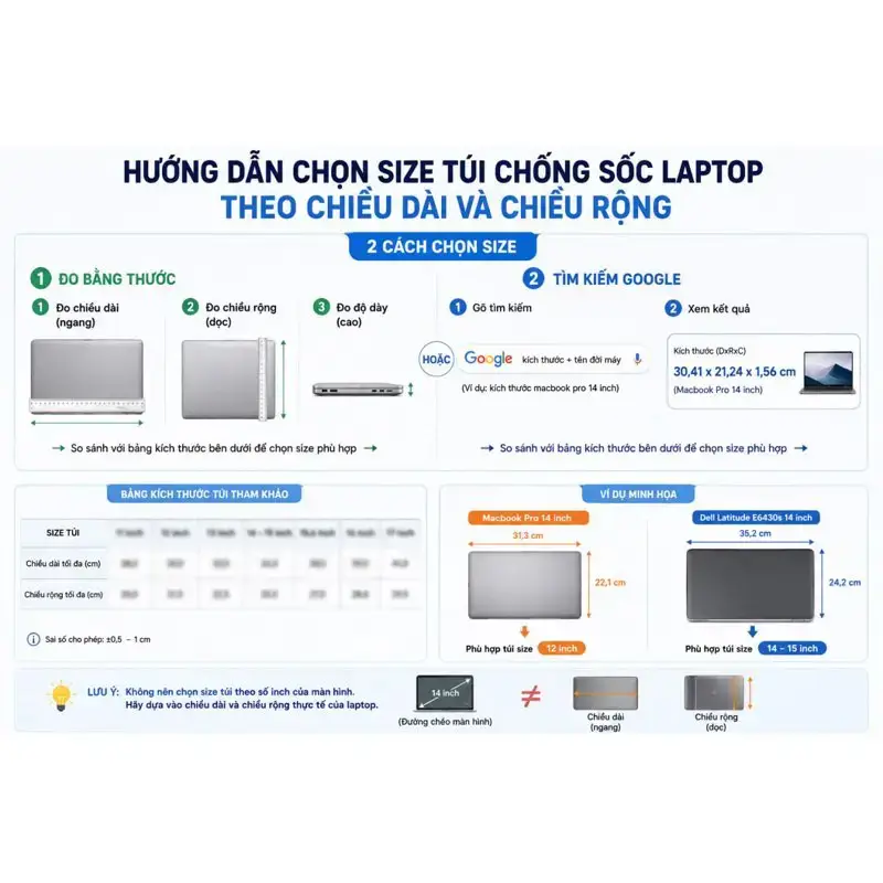 Huong Dan Chon Size Tui