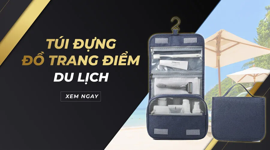 túi đựng đồ trang điểm du lịch