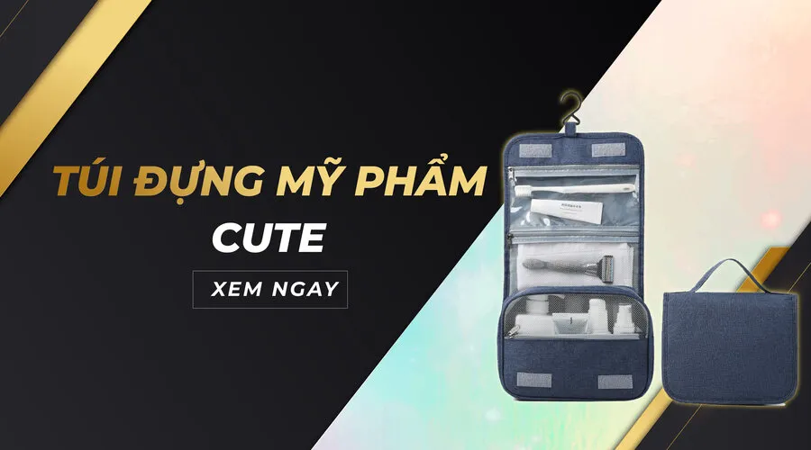 Túi đựng mỹ phẩm cute