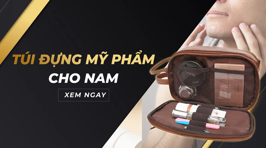 Túi đựng mỹ phẩm nam