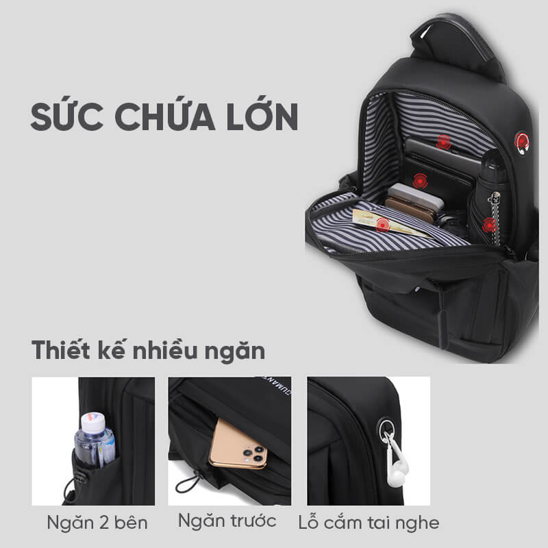 Balo đeo chéo mini GB-TC08 22 Balo đeo chéo mini GB-TC08