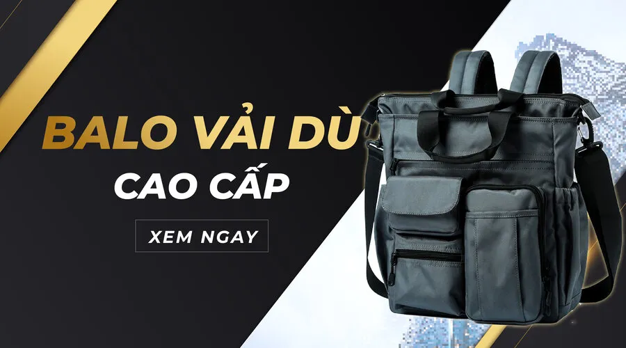 balo vải dù cao cấp