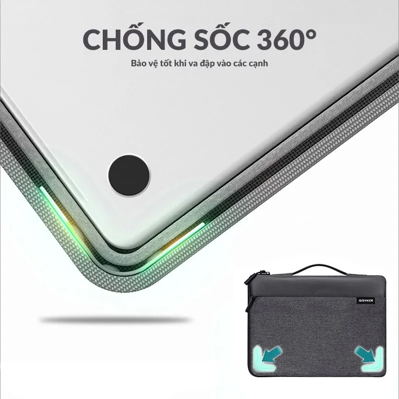 túi chống sốc laptop có quai xách 1