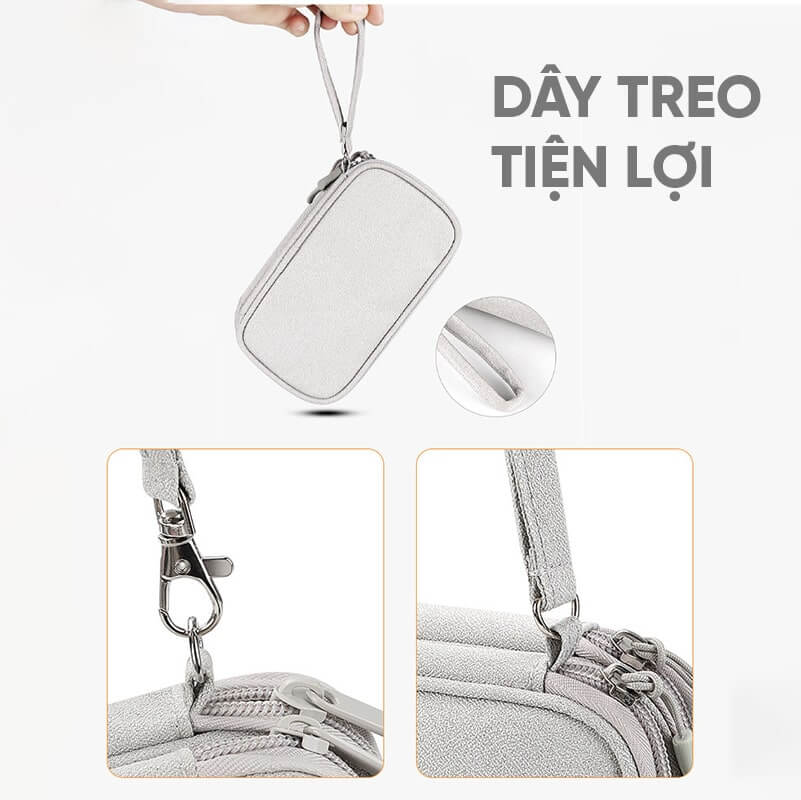 Túi đựng phụ kiện laptop và điện thoại GB-PK01 32 Túi đựng phụ kiện sạc laptop và điện thoại GB-CS18