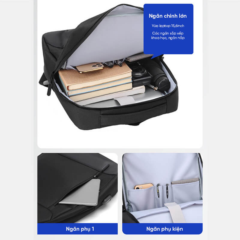 Balo đựng laptop nhỏ gọn GB-BL77 23 Balo đựng laptop nhỏ gọn GB-BL77