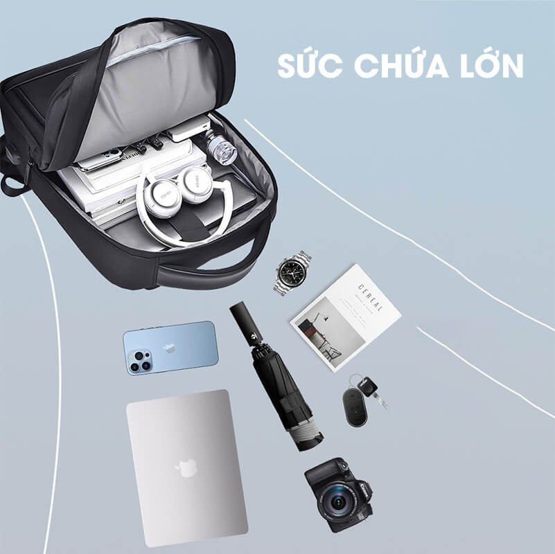 Balo Gu bag nam hàng hiệu công sở GB-BL75 23 Balo nam hàng hiệu công sở GB-BL75