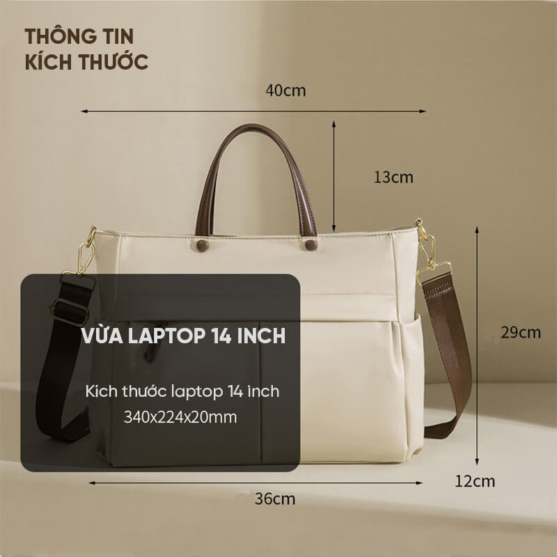 Túi xách công sở nữ loại lớn GB-TL22 35 Túi xách công sở nữ loại lớn GB-TL22