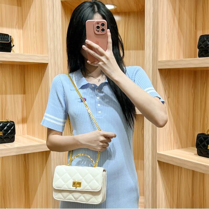 Túi xách nữ đeo chéo dây xích GB-TC22 24 Túi xách nữ đeo chéo dây xích GB-TC22