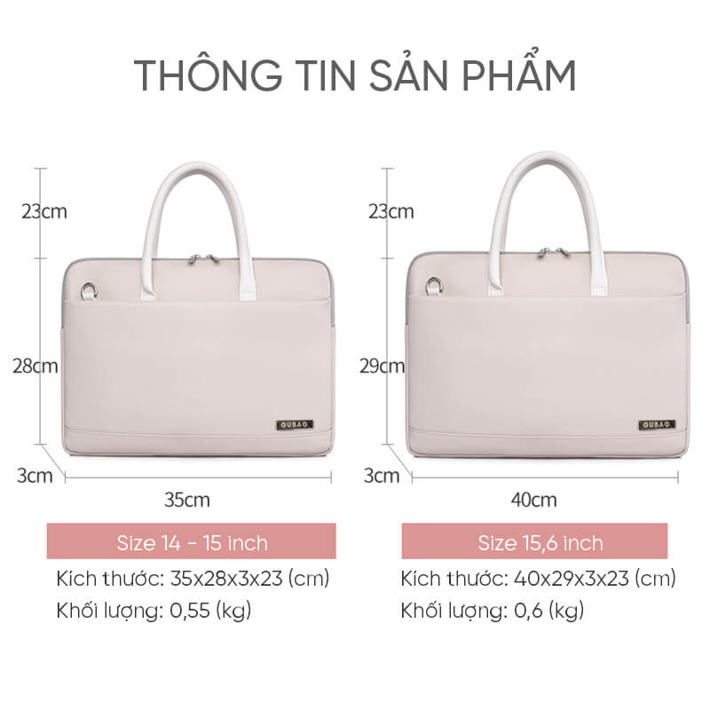 Túi đựng laptop 14 inch nữ GB-TL26 33 Túi đựng laptop 14 inch nữ GB-TL26