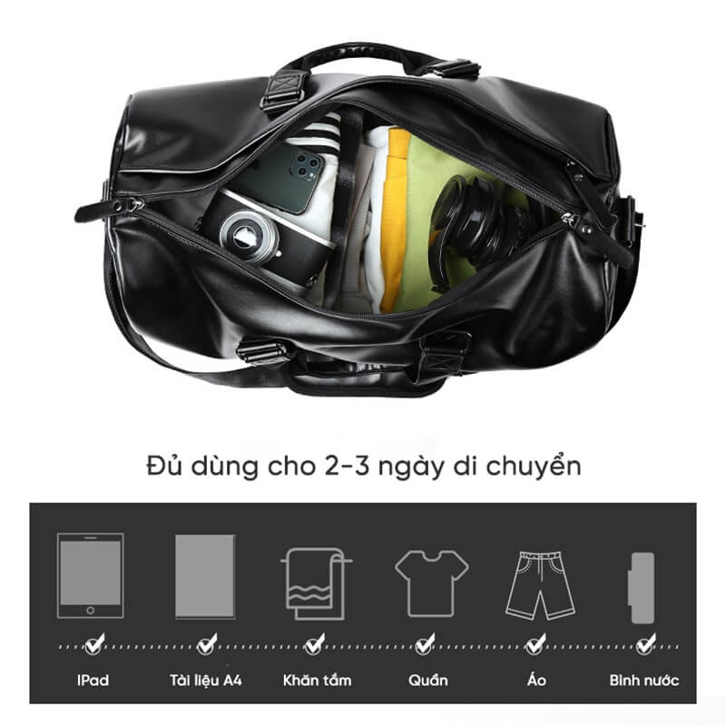 Túi du lịch nam xách tay hàng hiệu GB-DL06 20 Túi du lịch nam xách tay hàng hiệu GB-DL06
