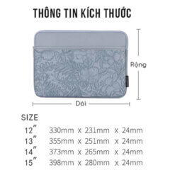 Túi chống shock laptop 13 inches GB-CS24 15 Túi chống shock laptop 13 inches GB-CS24