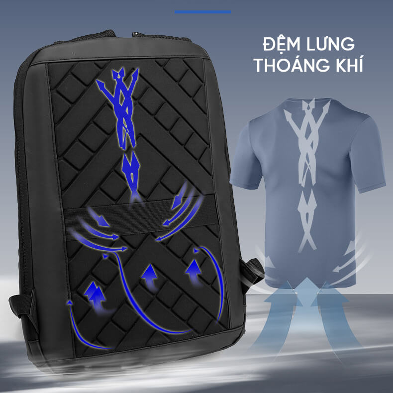 Balo nhỏ gọn cho nam GB-BL101 29 Balo Nho Gon Cho Nam GB BL101 7