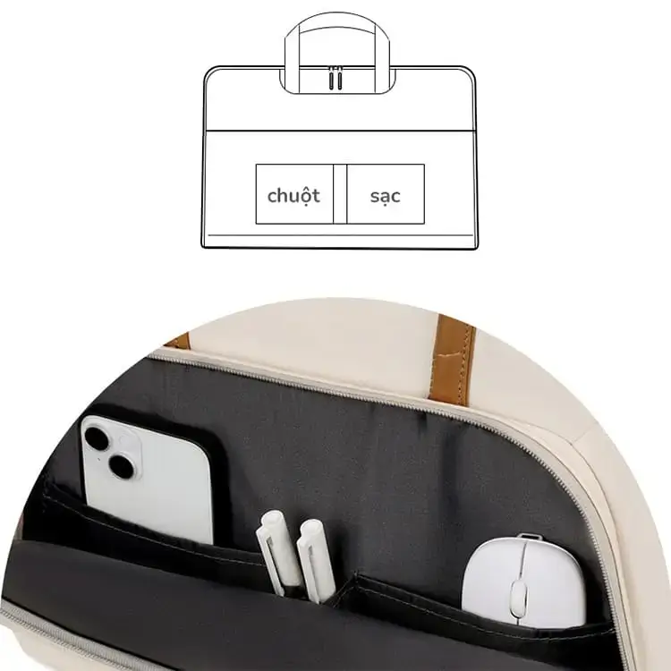 Túi đựng chống sốc laptop cho nữ GB-TL40 30 Tui Dung Chong Soc Laptop Cho Nu Gb Tl40 12