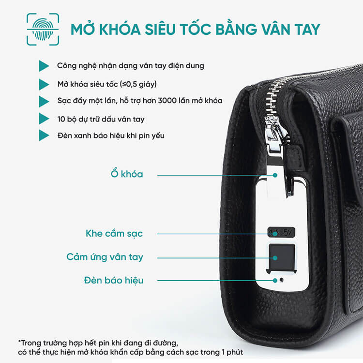 Túi cầm tay nam da bò GB-CL04 28 Tui Cam Tay Nam Da Bo Gb Cl04 7