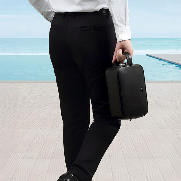 Túi cầm tay nam hàng hiệu da thật GB-CL05 37 Tui Cam Tay Nam Hang Hieu Da That Gb Cl05 2