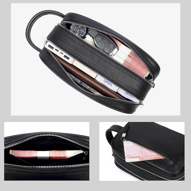 Túi cầm tay nam hàng hiệu da thật GB-CL05 35 Tui Cam Tay Nam Hang Hieu Da That Gb Cl05 9