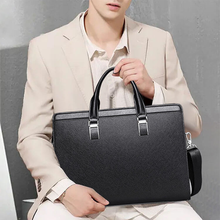 Túi xách nam da thật phong cách công sở GB-TL42 10 Tui Xach Nam Da That Phong Cach Cong So Gb Tl42 2