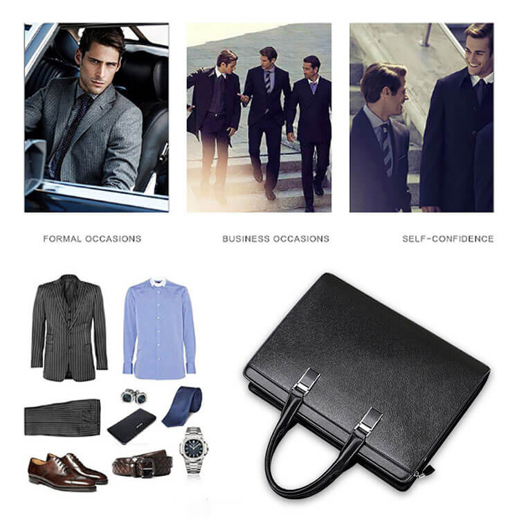 Túi xách nam da thật phong cách công sở GB-TL42 25 Tui Xach Nam Da That Phong Cach Cong So Gb Tl42 7