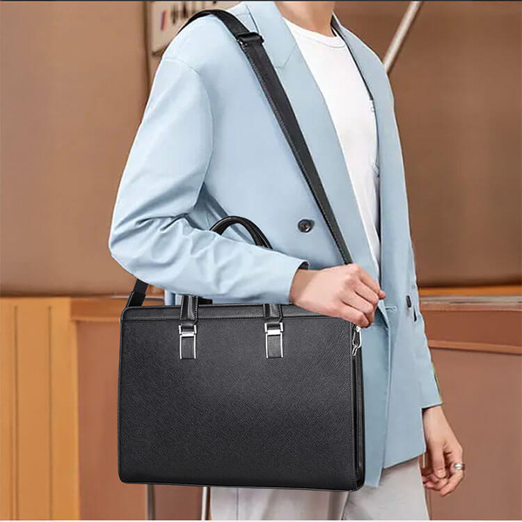 Túi xách nam da thật phong cách công sở GB-TL42 30 Tui Xach Nam Da That Phong Cach Cong So Gb Tl42 9